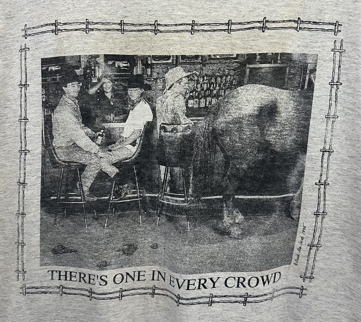 Vintage VINTAGE ALORE THERE’S ONE IN EVERY CROWD MADE IN USA SHIRT Size US XL / EU 56 / 4 - 4 Thumbnail