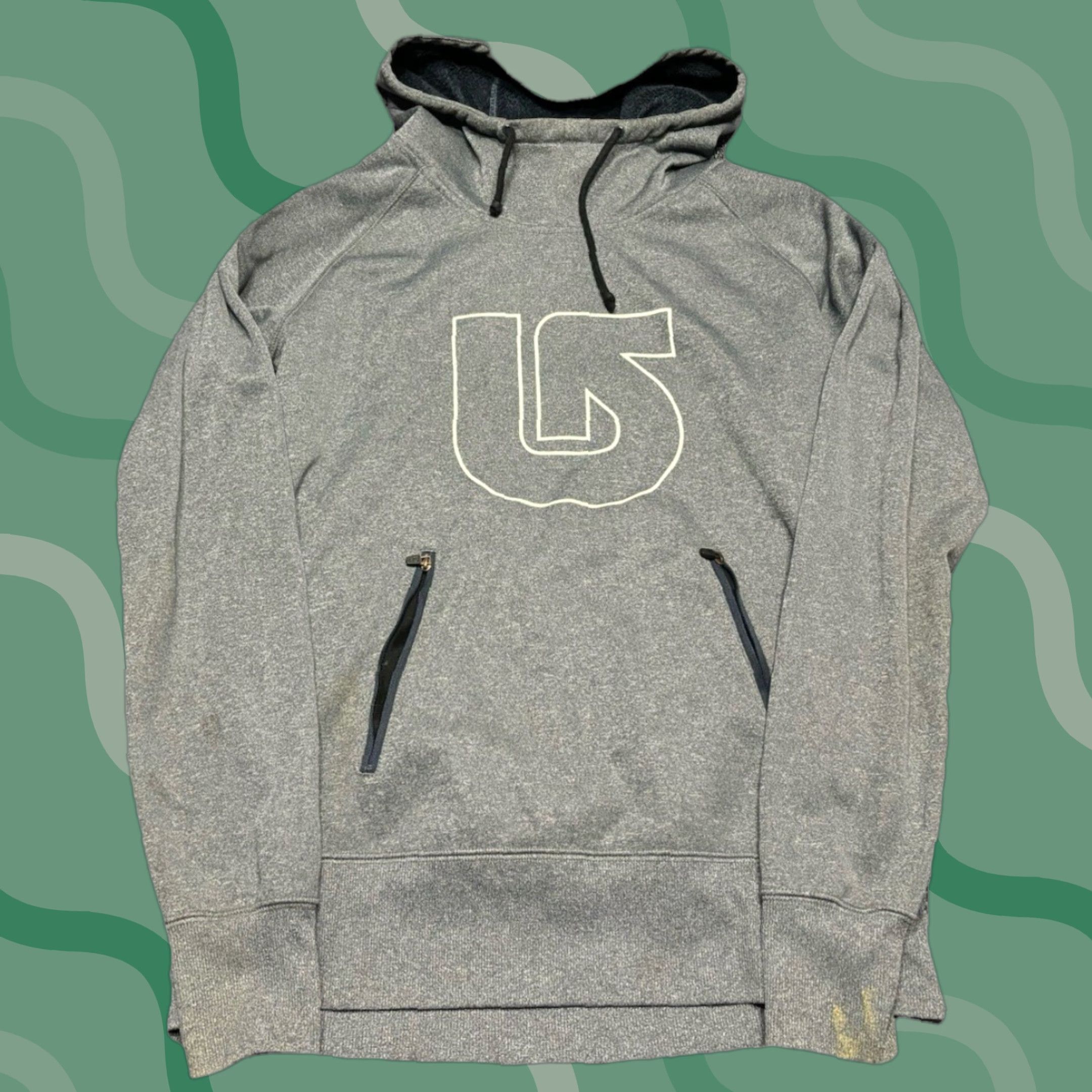 Burton Burton Dryride Hoodie G2 Sweatshirt Pullover S Unisex Adults Regular Gray Knit Polyester Hoodie Pockets Breathable Outdoor Skiing Snowboarding Logo Size US S / EU 44-46 / 1 - 1 Thumbnail