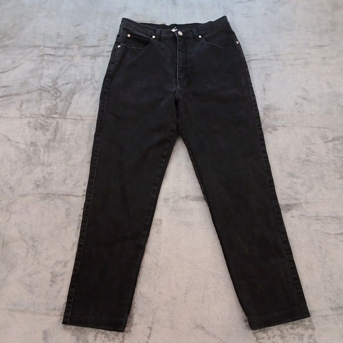 Levi's Levi's Jeans Womens 14 Black Slim Tapered Denim Orange Tab High Rise 27in 29in Waist Regular Size 36" / US 14 / IT 50 - 2 Thumbnail