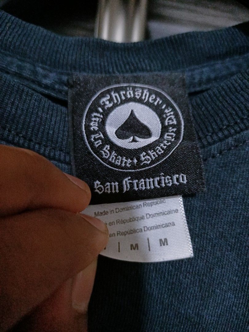 Thrasher Vintage Thrasher “Skate and Destroy” Navy Tee M Size US M / EU 48-50 / 2 - 5 Thumbnail