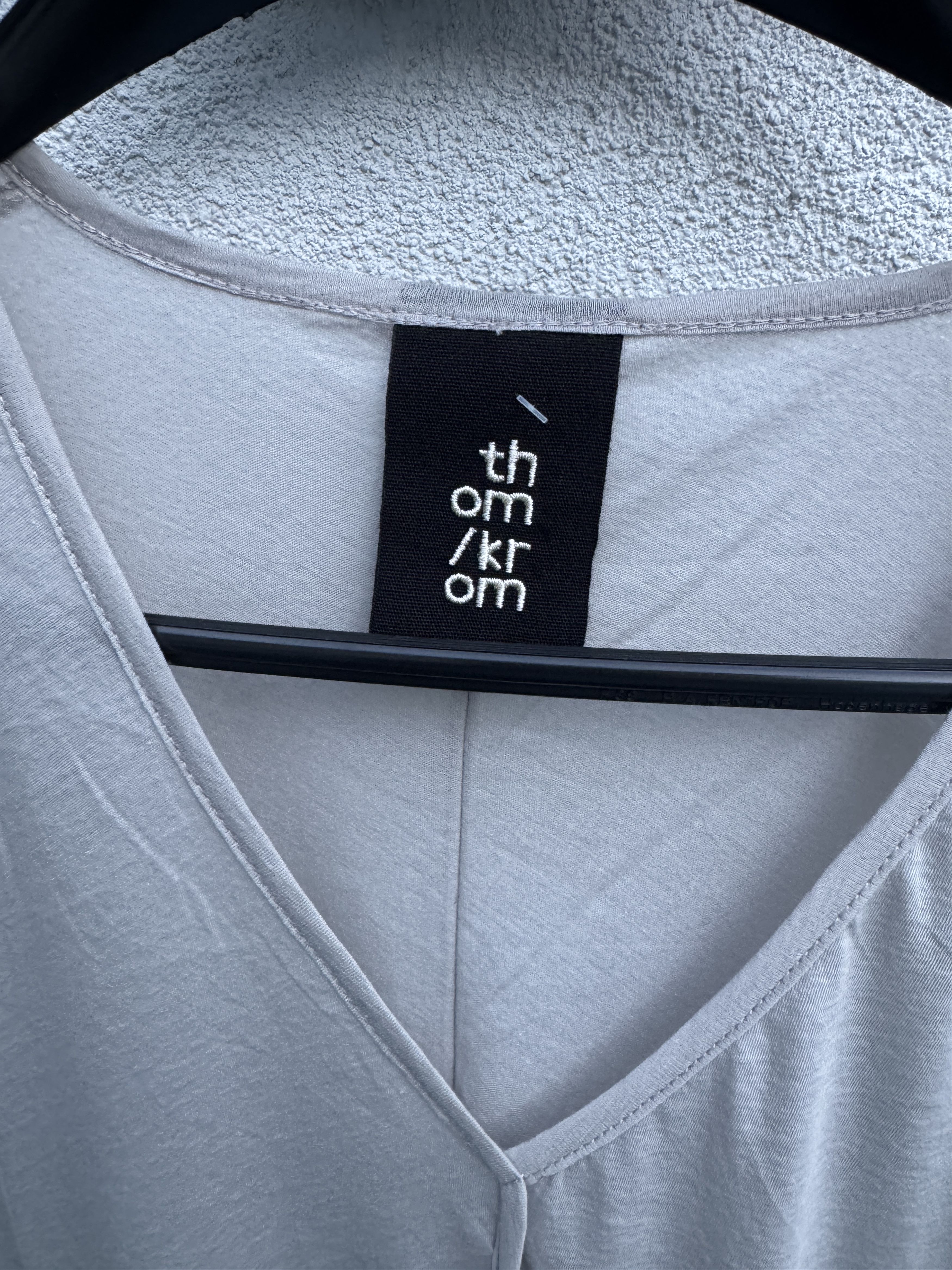 Thom Krom Thom Krom Grey Ultra Light Cotton Quality Long Tank Top L Size L / US 10 / IT 46 - 4 Thumbnail