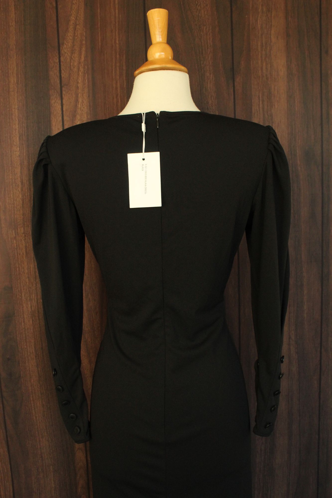 Anine Bing Anine Bing Alaia Dress, New With Tags, Black Ruched Bodycon, Size M / US 6-8 / IT 42-44 - 10 Thumbnail