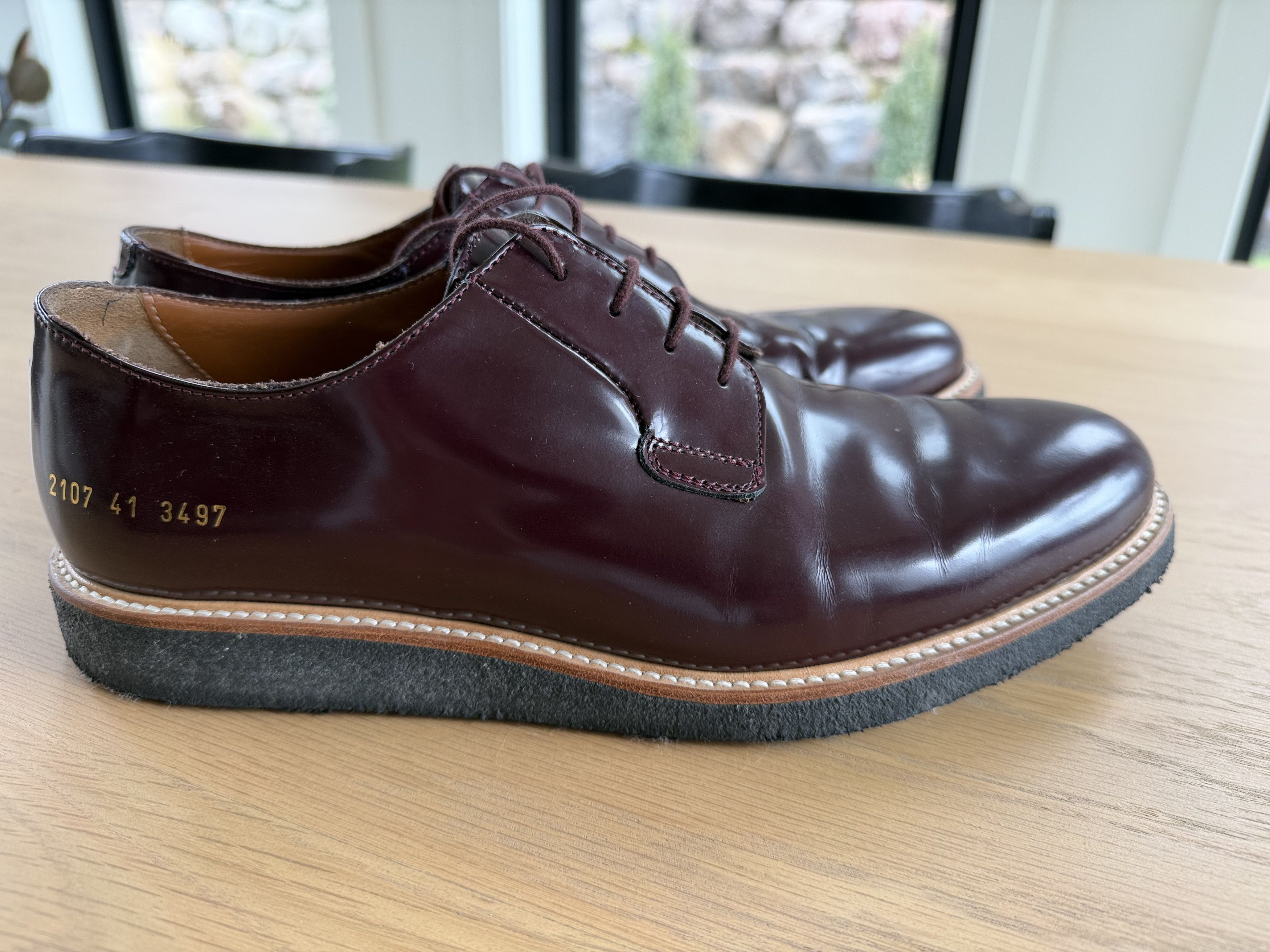 Common Projects Common Projects Oxford – Oxblood Brown (Size 41) Size US 8 / EU 41 - 2 Thumbnail