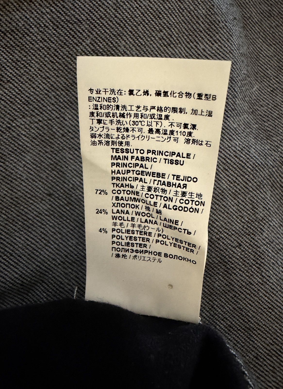 Marni Marni FW2013 Wool Cotton Denim Chore Coat Jacket Size L Size US L / EU 52-54 / 3 - 9 Thumbnail