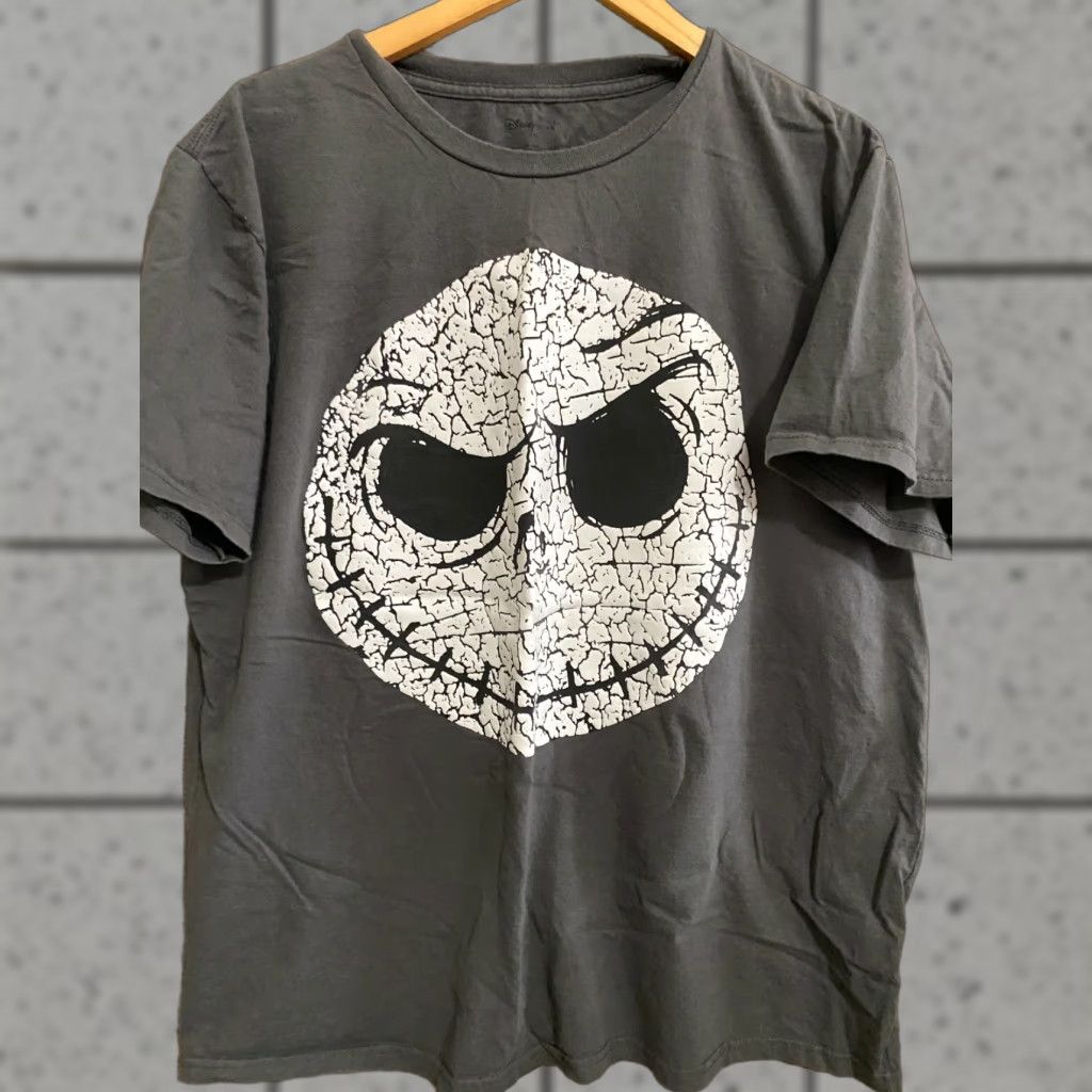 Disney Disney World Nightmare Before Christmas Face Men's T-Shirt 2XL Black Graphic Tee Size US XXL / EU 58 / 5 - 1 Thumbnail
