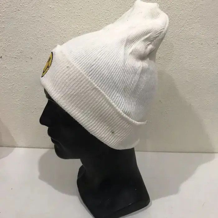 Japanese Brand × Kapital × Vintage Karin Pia Smiley Big Logo Beanie Hat Size ONE SIZE - 3 Thumbnail