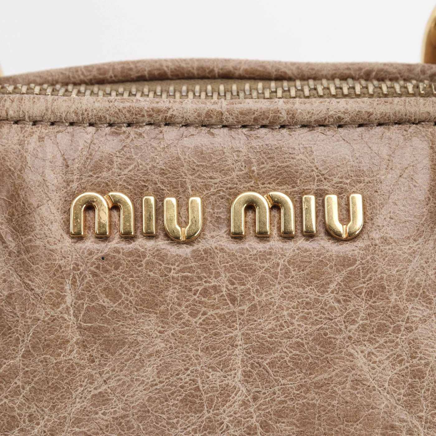 Miu Miu Miu Miu Leather 2-Way Tote Bag Size ONE SIZE - 17 Thumbnail