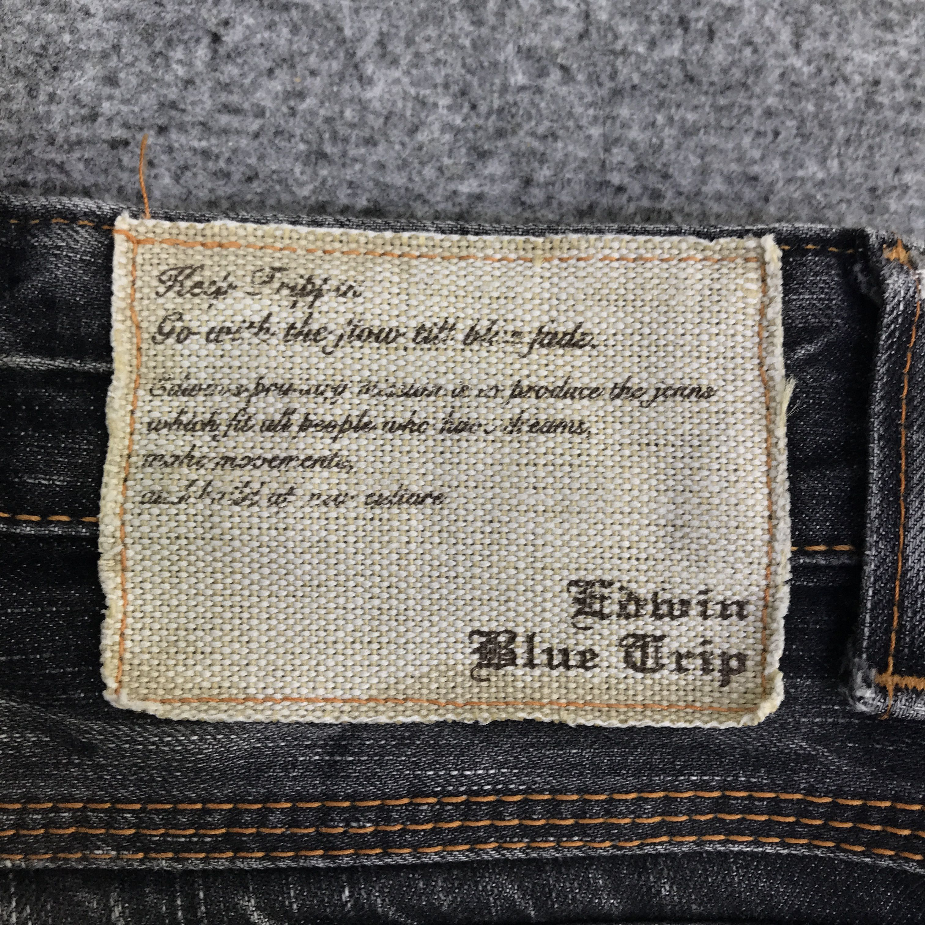 Edwin Black faded edwin Japan denim jeans K74B19 Size US 28 / EU 44 - 14 Thumbnail
