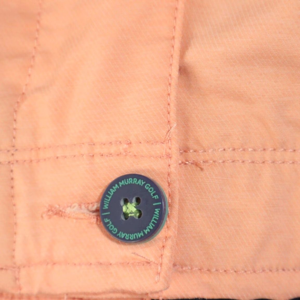 Vintage William Murray Shorts Men's 40 Peach Stretch Polyester Shell Chino Size US 40 / EU 56 - 7 Thumbnail