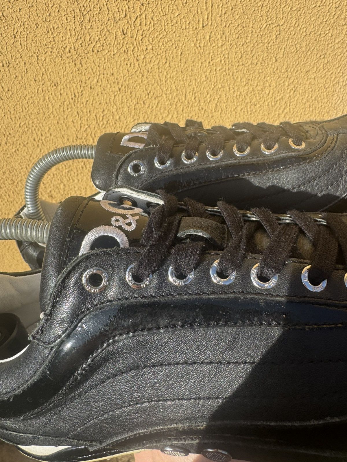Dolce & Gabbana Vintage Dolce Gabbana Leather Y2k Sneakers Size US 7 / EU 40 - 5 Thumbnail