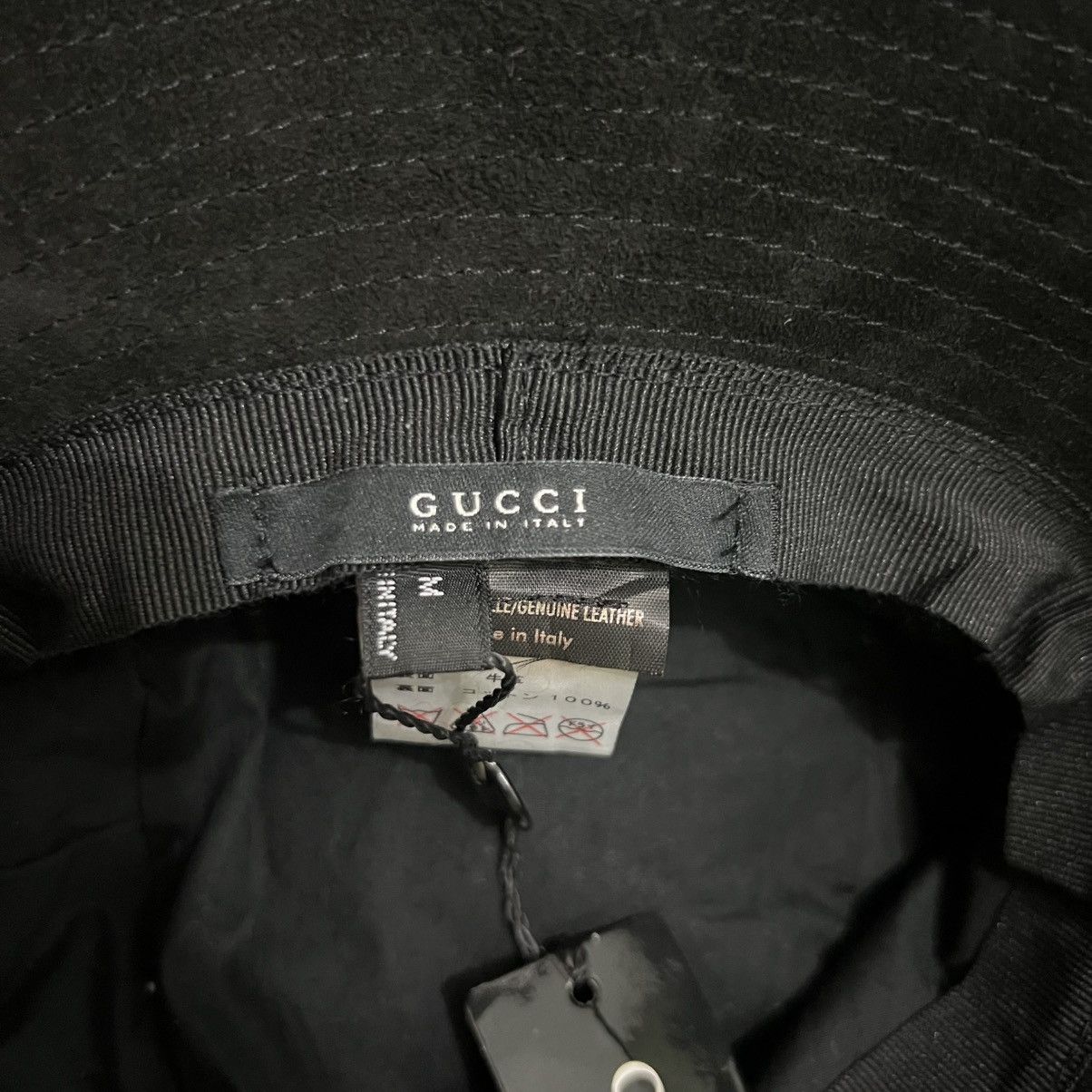 Gucci Bucket hat Gucci Leather suede Size ONE SIZE - 5 Thumbnail