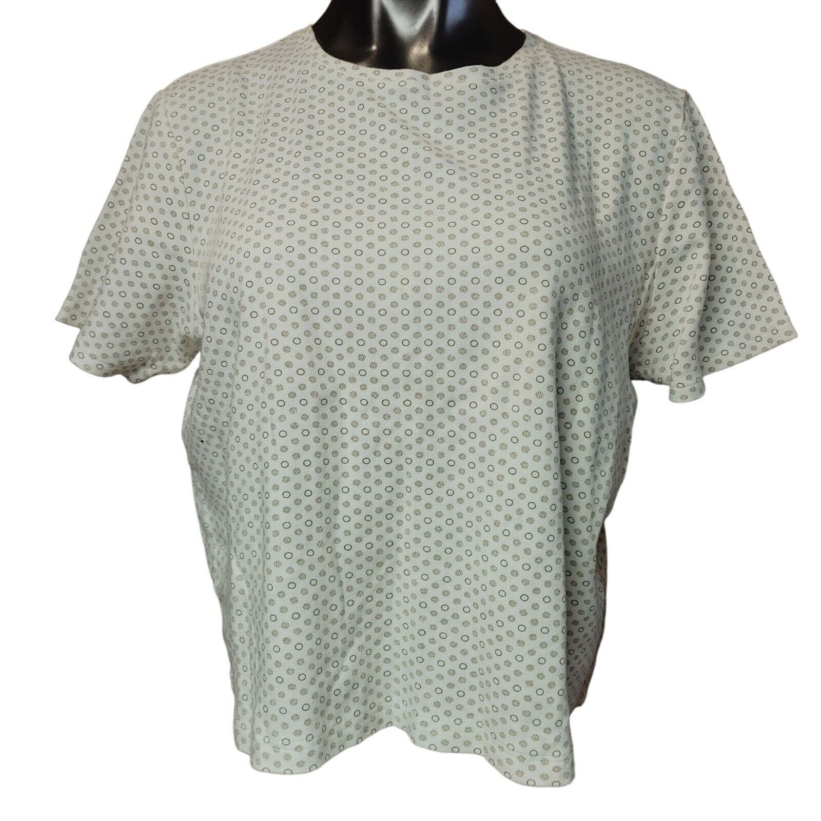 Other Studio Works Women's White Basic Short Sleeve Tee XL Size XL / US 12-14 / IT 48-50 - 1 Thumbnail