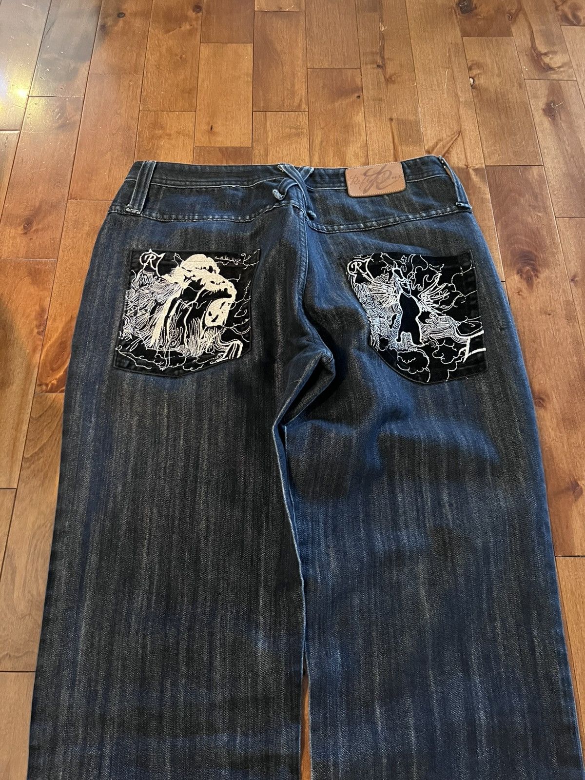 Vintage Baggy Y2K reflex jeans Size US 36 / EU 52 - 1 Thumbnail