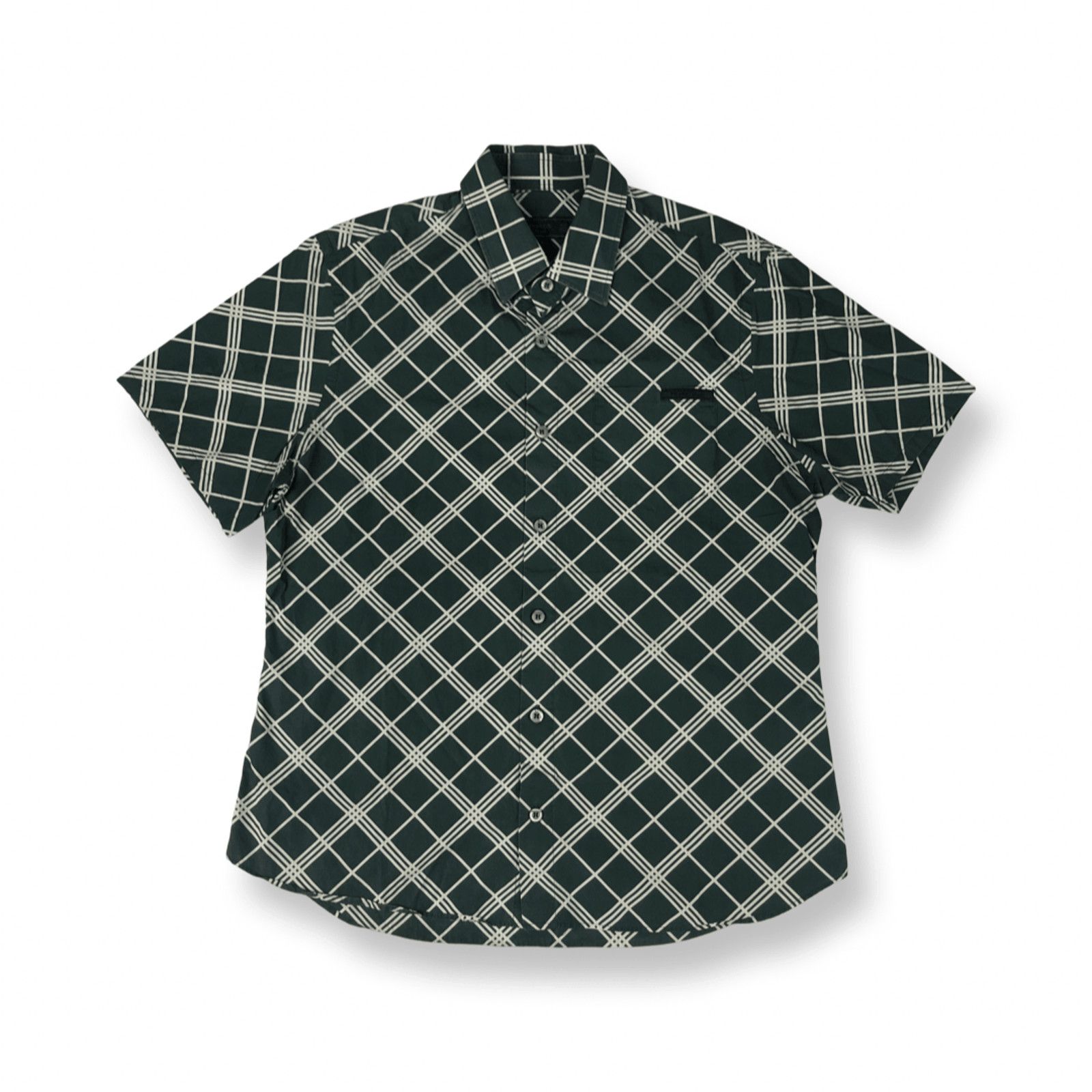 Prada Prada Shirt 2017 Striped Green Summer Size US M / EU 48-50 / 2 - 2 Thumbnail