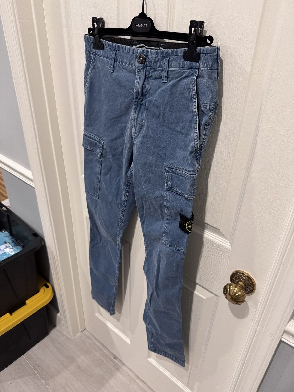 Stone Island Stone Island Blue Cargo Pants Size 30 Type SL (fits 29-31) Size US 30 / EU 46 - 3 Thumbnail