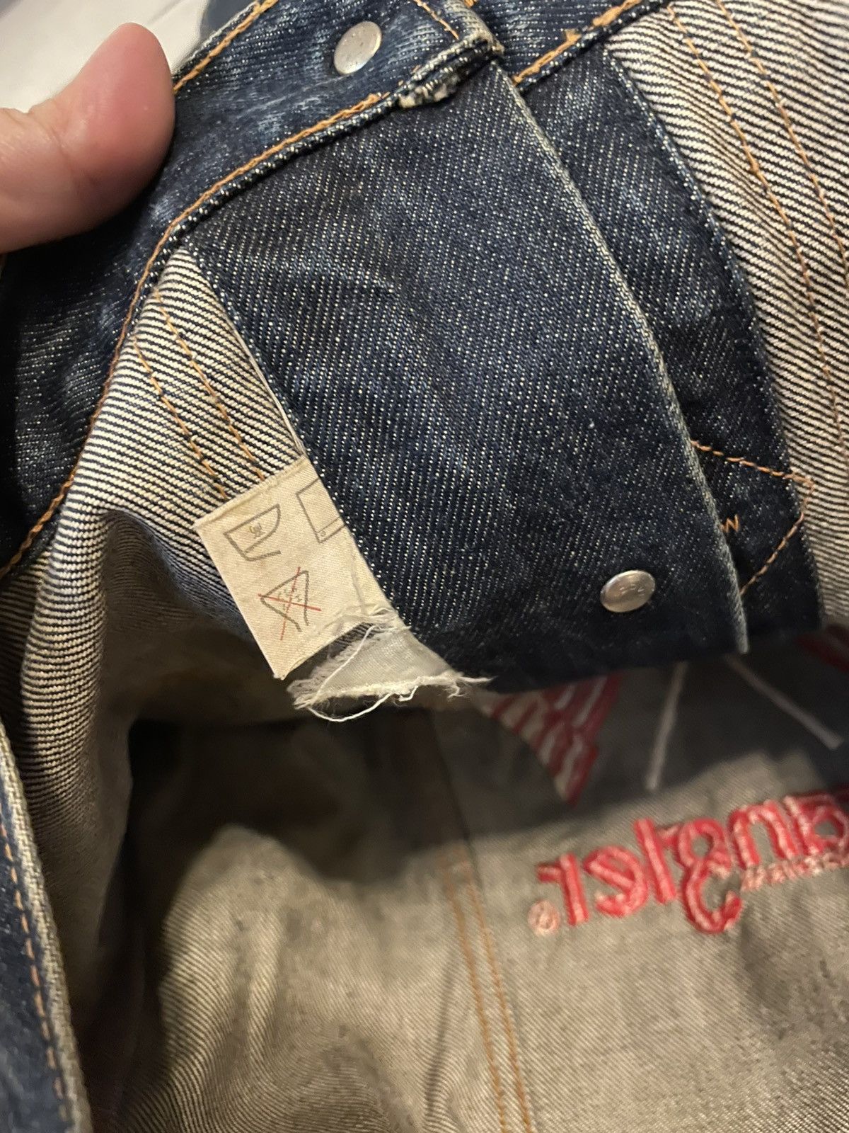 Vintage × Wrangler Vintage WRANGLER "independence day" denim jacket size S Size US S / EU 44-46 / 1 - 6 Thumbnail