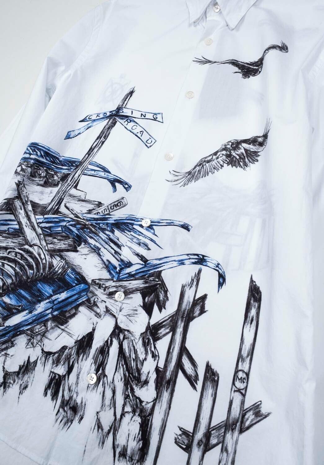 Alexander McQueen New Alexander Mcqueen Men Shirt Size ITA48/Medium, S1271 Size US M / EU 48-50 / 2 - 3 Thumbnail