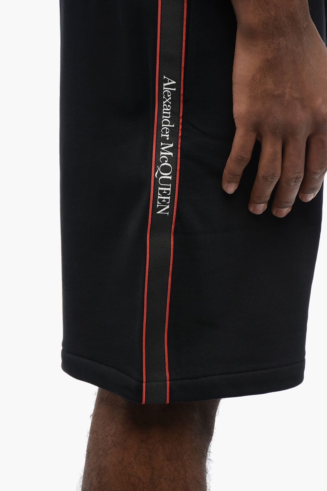 Alexander McQueen og1mm0925 Brushed Cotton Short in Black Size US 34 / EU 50 - 3 Thumbnail