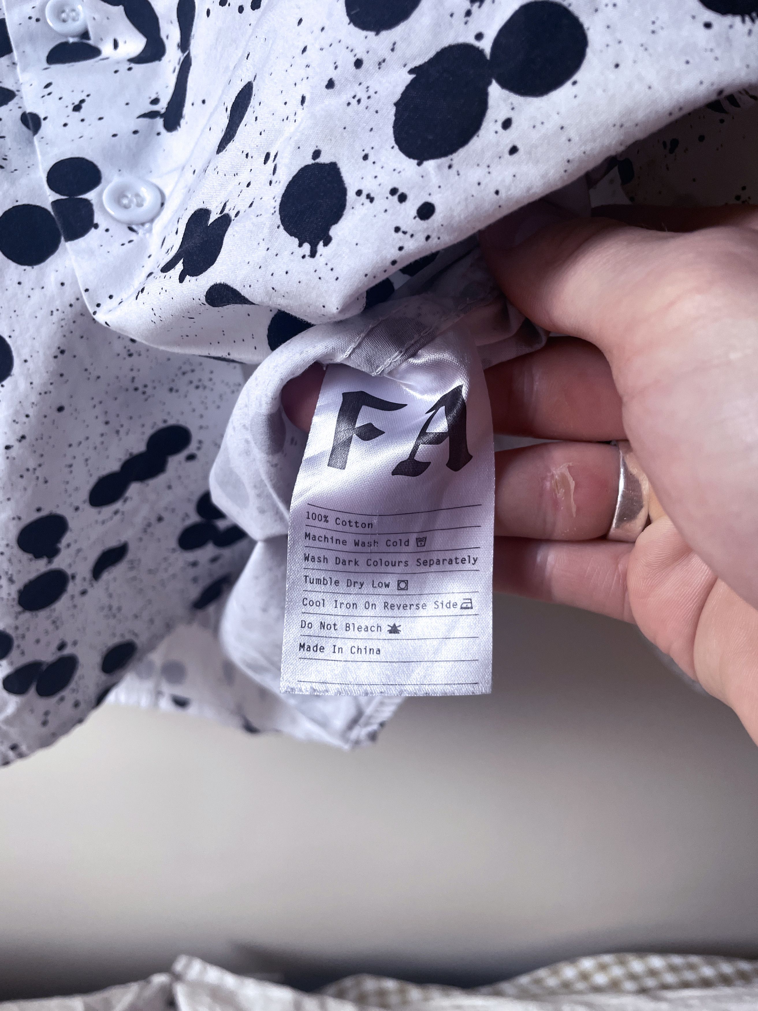 Fucking Awesome Paint splatter button-down Size US M / EU 48-50 / 2 - 3 Thumbnail