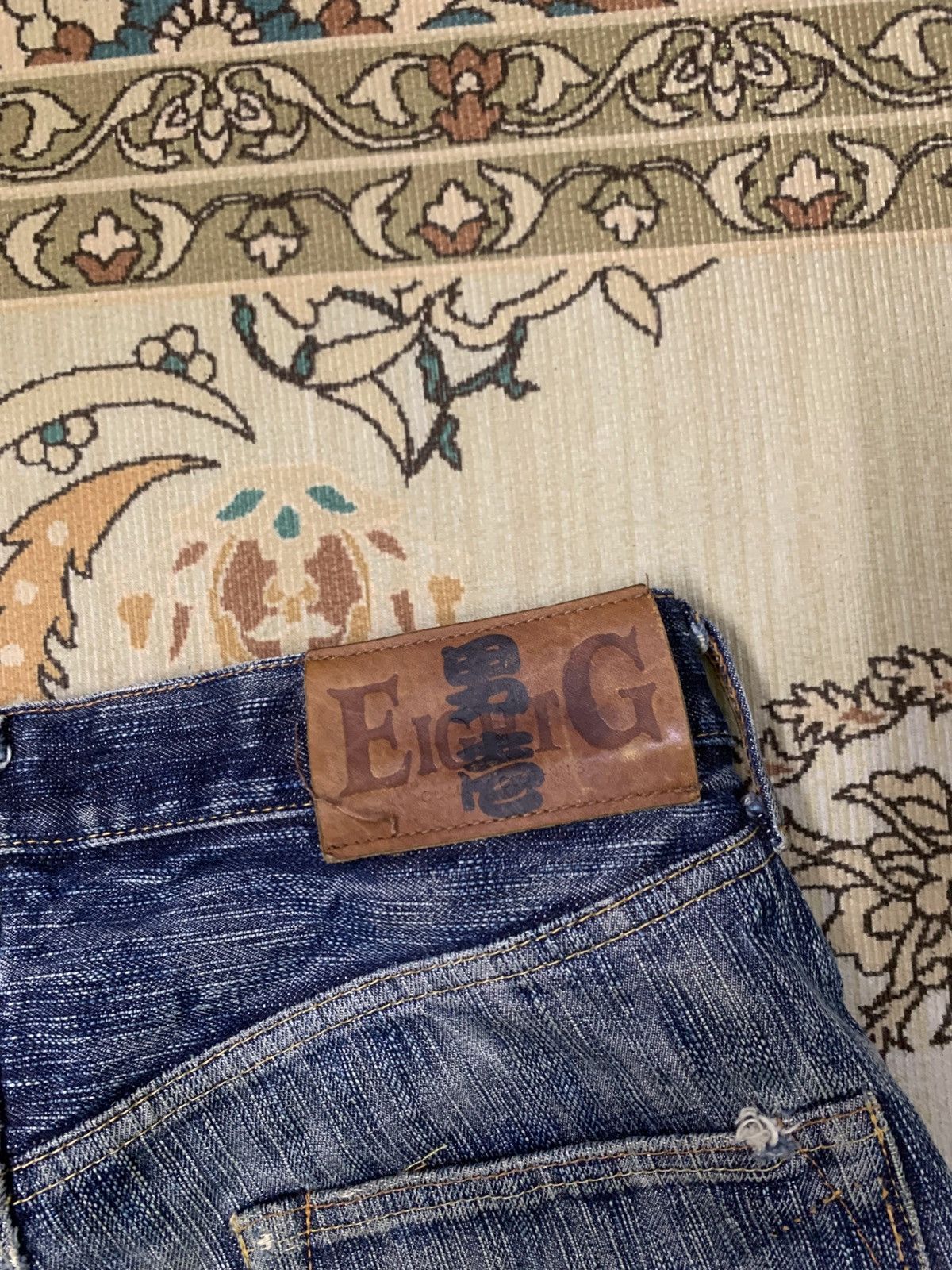 EIGHT-G VINTAGE 18oz EIGHT G UNION MADE SELVEDGE DISTRESSED DENIM Size US 32 / EU 48 - 15 Thumbnail