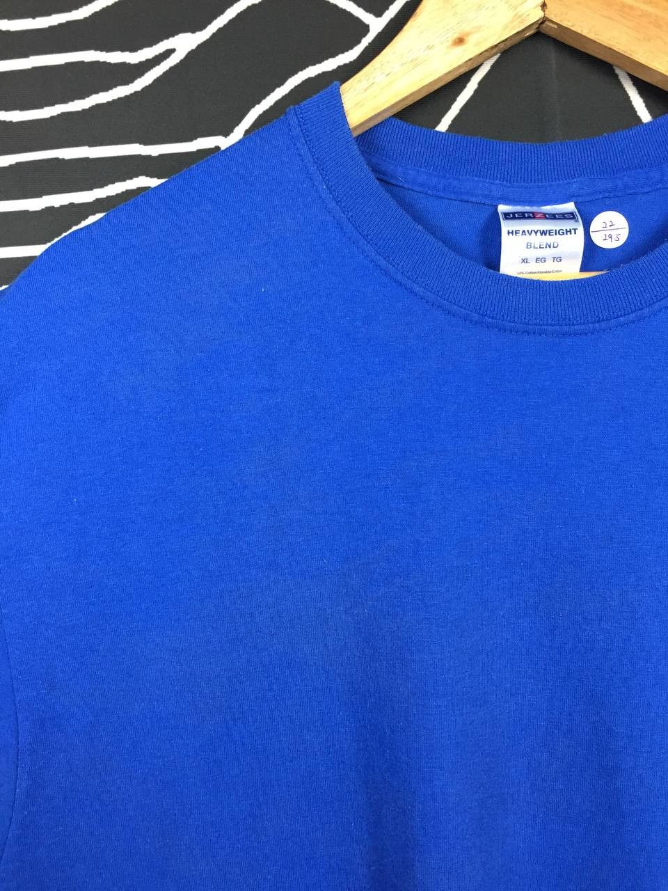 Jerzees × Vintage Vtg Jerzees Heavyweight Blend Plain Blank Casual Tee Size US XL / EU 56 / 4 - 5 Thumbnail