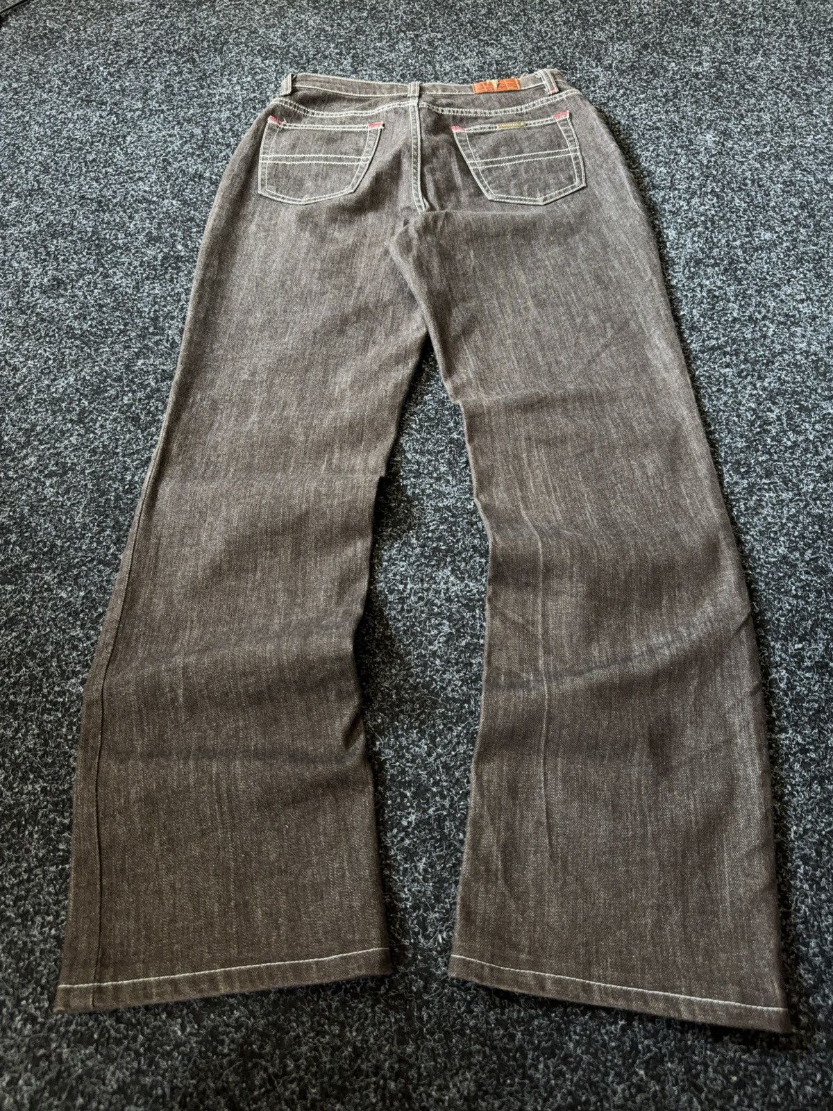 Trussardi Vintage 90s Retro Trussardi Jeans Brown Denim Bootcut Pants Size 27" / US 4 / IT 40 - 8 Thumbnail
