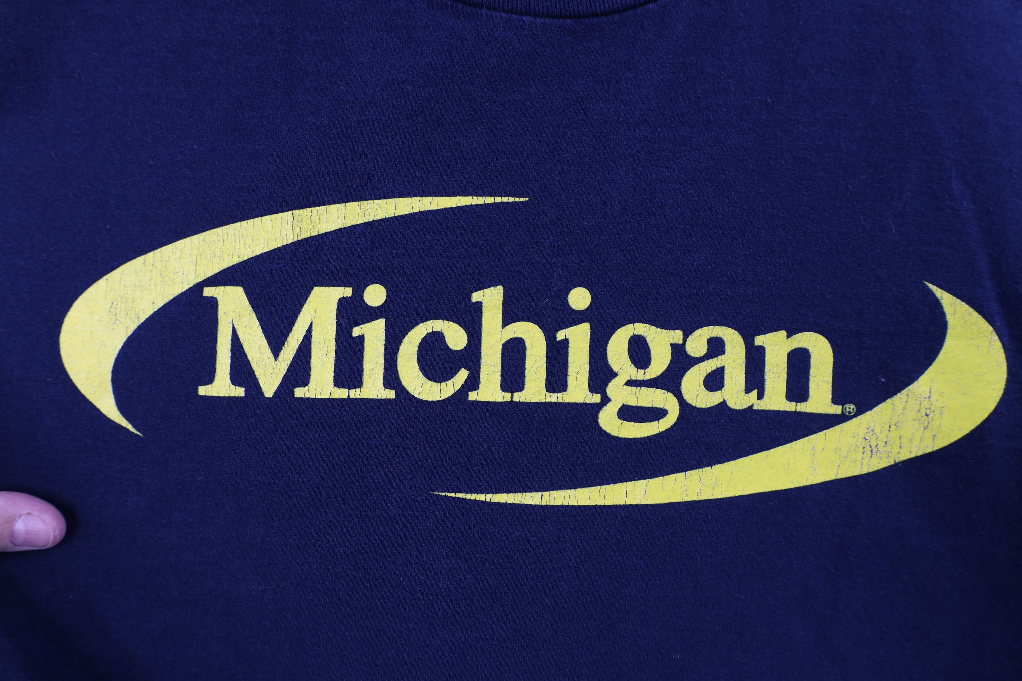 Vintage Vintage University of Michigan Long Sleeve T-Shirt Size US XXL / EU 58 / 5 - 4 Thumbnail