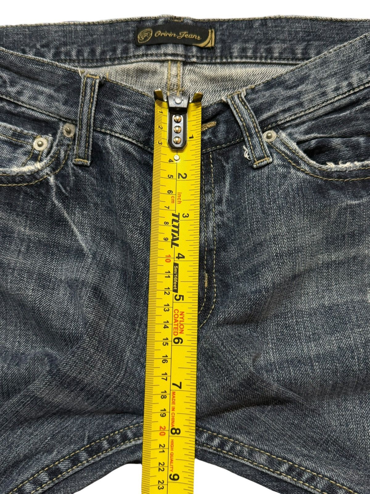 If Six Was Nine Vintage 90s Japanese Brand Faded Distressed Wide Leg Flared Size US 28 / EU 44 - 11 Thumbnail