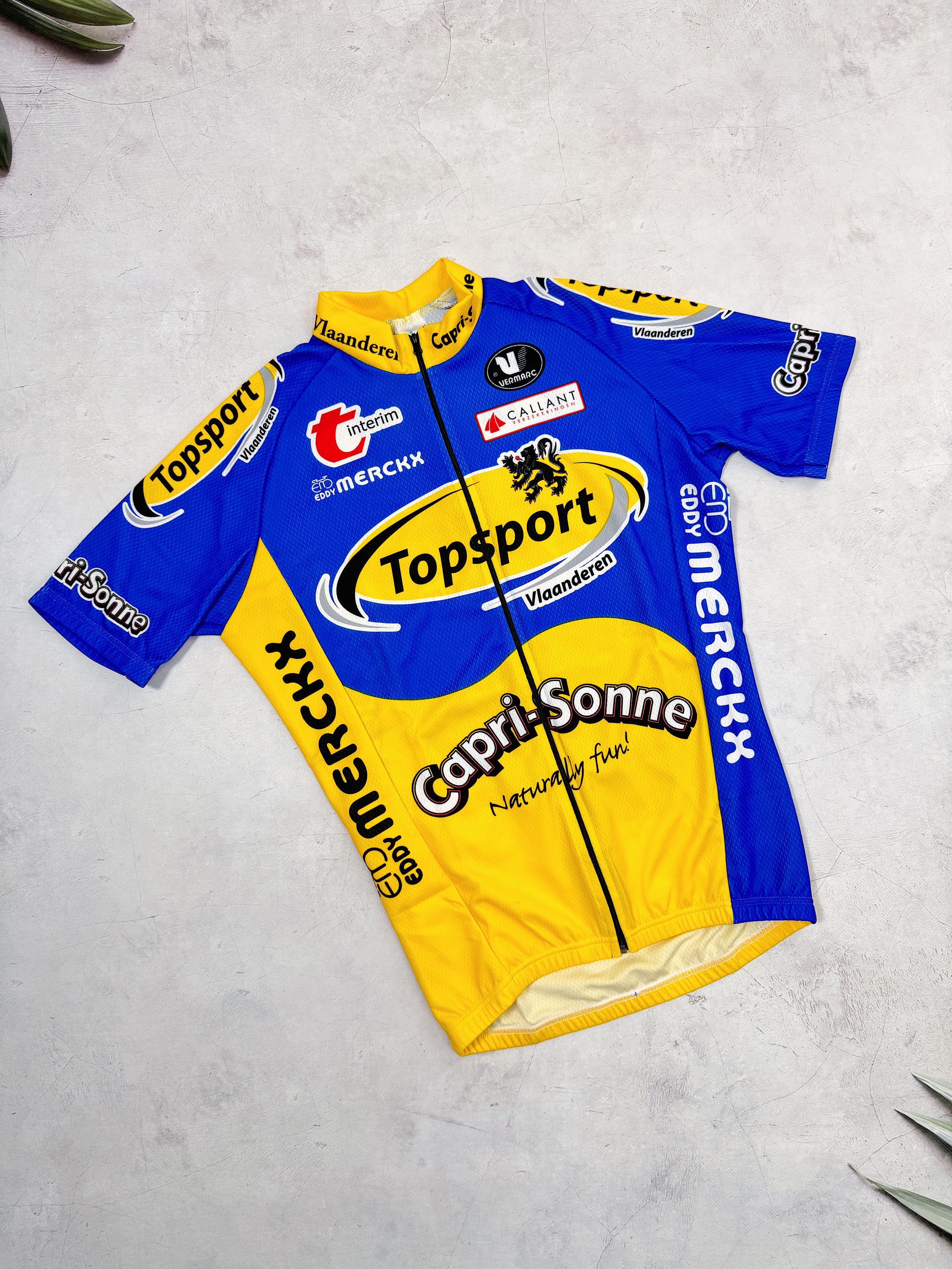 Vintage Vermarc Topsport Eddy Merckx Cycling Jersey Capri-Sonne Size US S / EU 44-46 / 1 - 1 Thumbnail