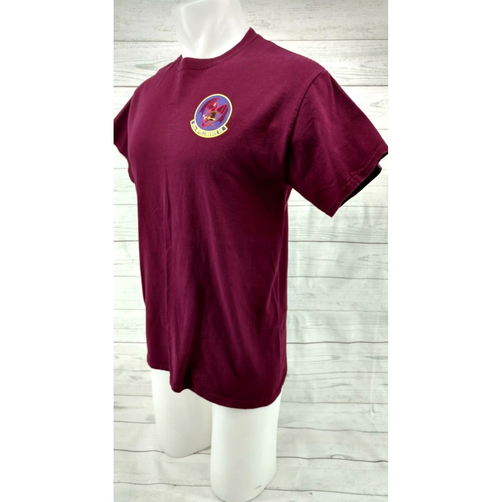 Gildan Gildan 34th Intelligence SQ Maroon Shirt Regular XS-? No size? Size US M / EU 48-50 / 2 - 3 Thumbnail