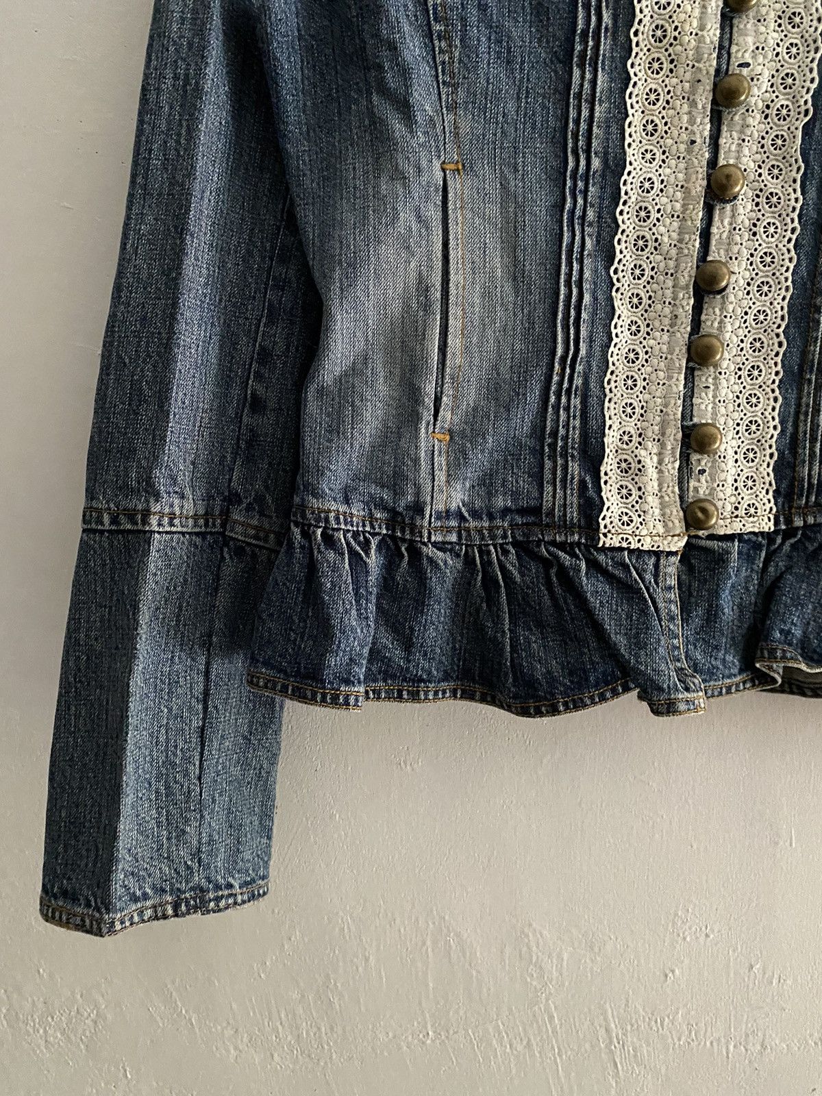 Tornado Mart × Vintage 2000s tornado mart studed button denim jacket Size US S / EU 44-46 / 1 - 4 Thumbnail