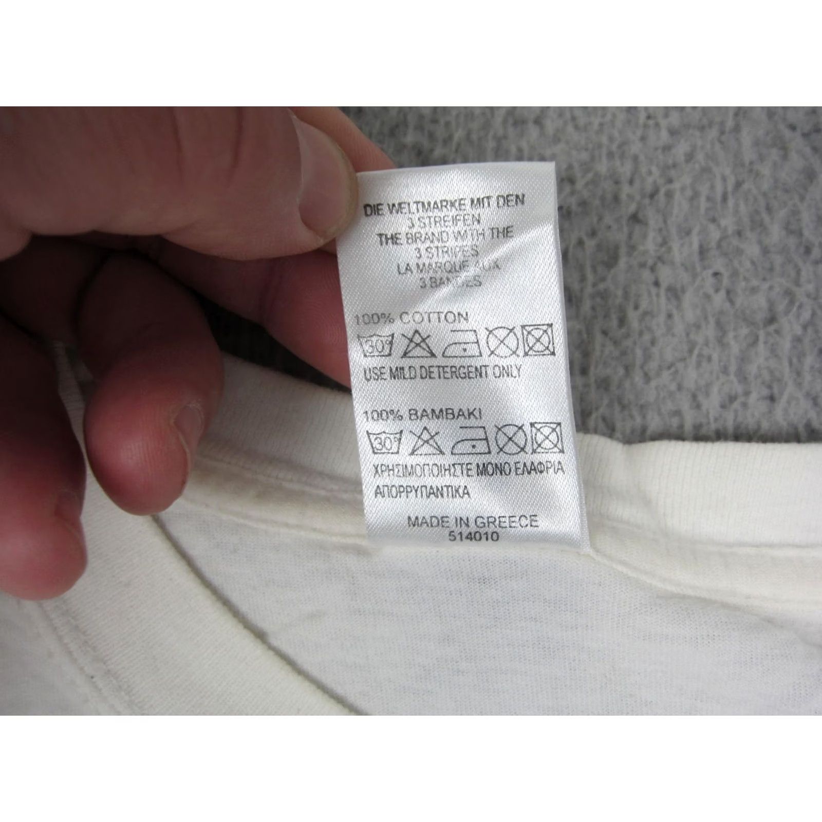 Adidas Vintage Adidas Shirt L Mens White Athens Greece Marathon Alpha Y2K Olympics Size US L / EU 52-54 / 3 - 5 Thumbnail