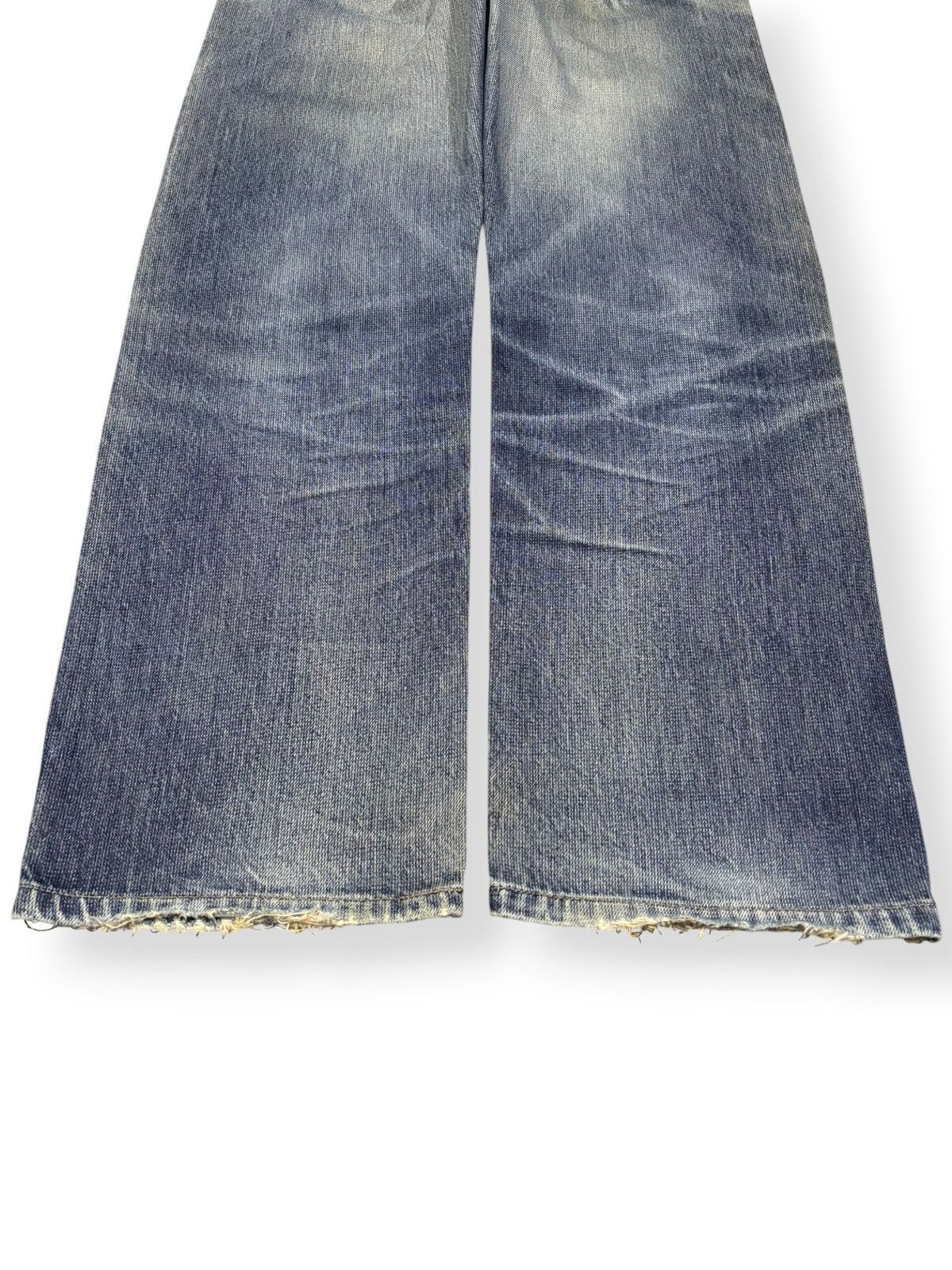Edwin Edwin EZ-503 E Function Whiskers Rusty Wash Loose Fit Jeans Size US 29 - 14 Thumbnail