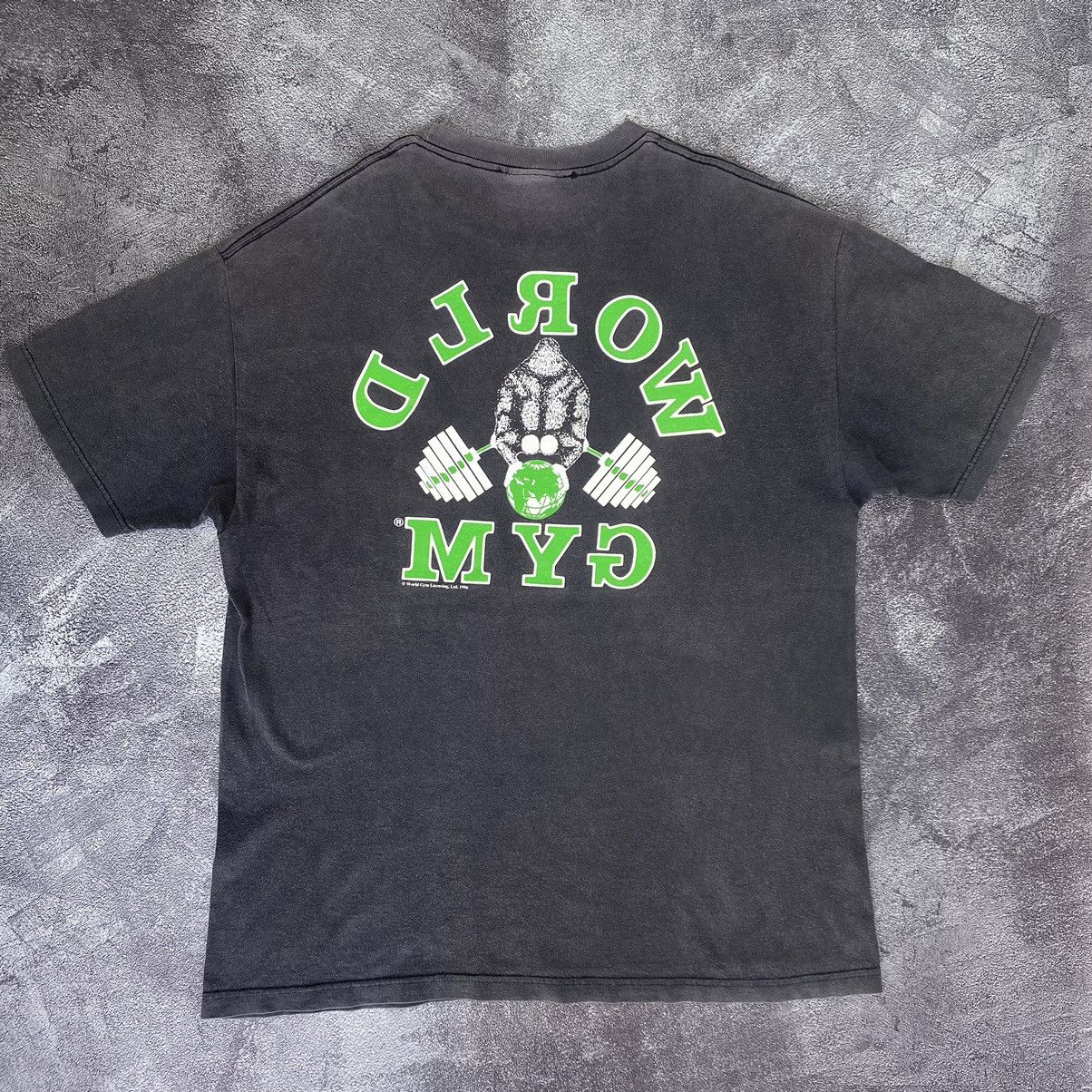 Vintage Vintage 90s World Gym T shirt Size US L / EU 52-54 / 3 - 6 Thumbnail