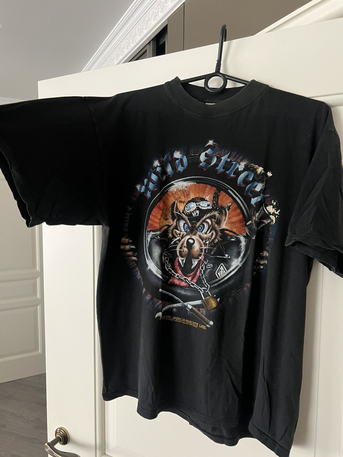 Vintage Vintage 90s Wild Street Biker Tee Authentic American Size US L / EU 52-54 / 3 - 3 Thumbnail