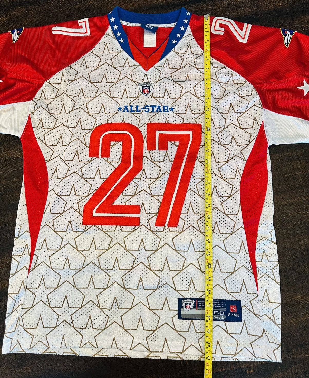 Reebok Reebok Pro Bowl 2010 Ray Rice #27 Auto Jersey Men's Size 50 Size US L / EU 52-54 / 3 - 16 Thumbnail