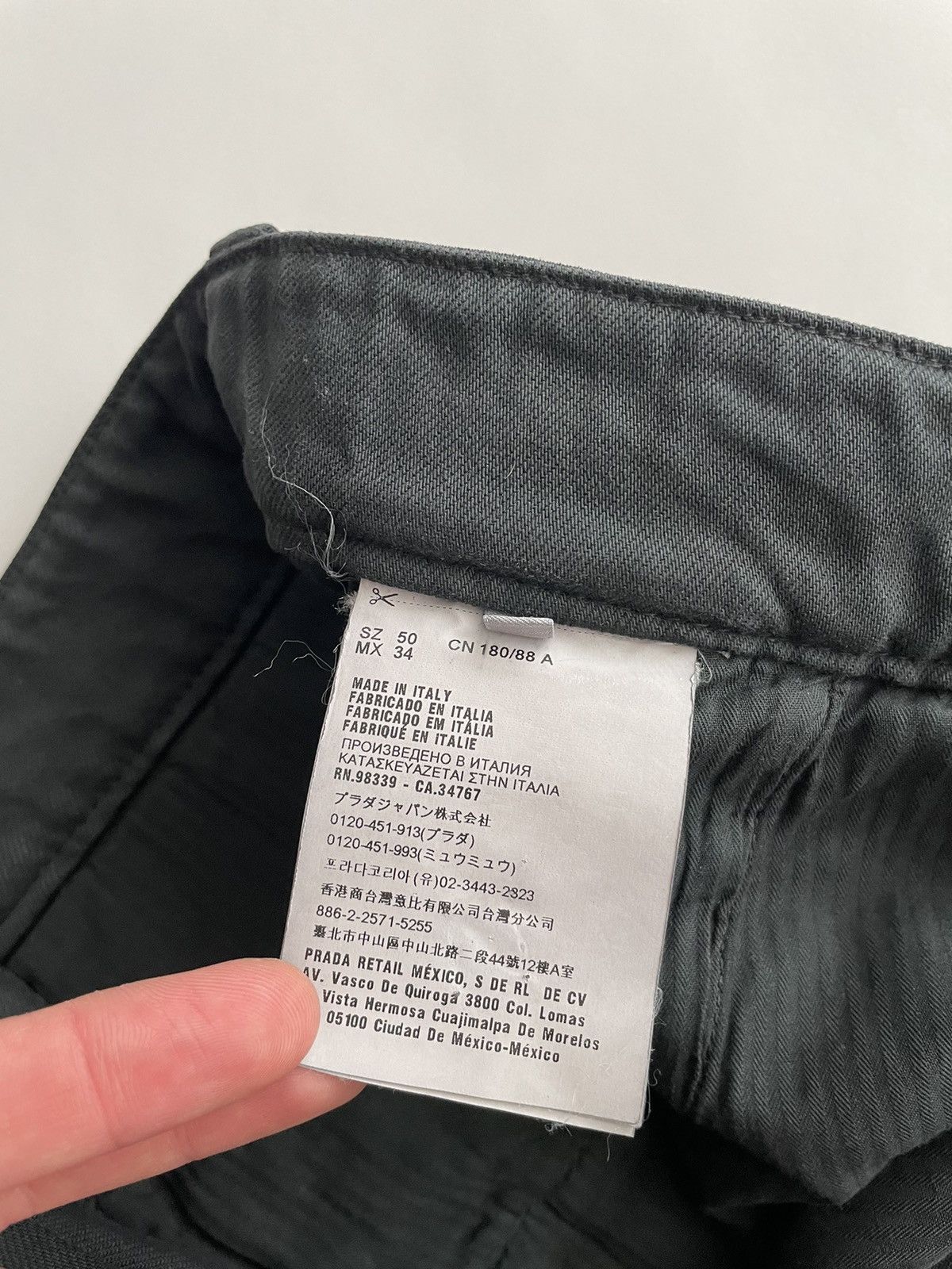Prada Prada Heavy Denim Wide Pants Size US 34 / EU 50 - 7 Thumbnail