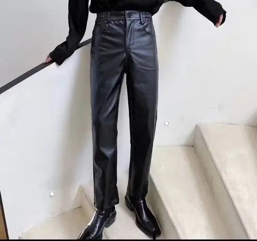 Naval Clothing Factory Vintage leather pants Size US 32 / EU 48 - 4 Thumbnail