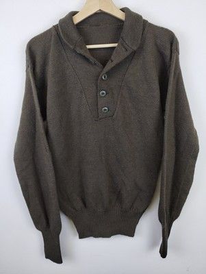 Vintage Vintage Collared Quarter Button Knit Sweater Size US S / EU 44-46 / 1 - 1 Thumbnail