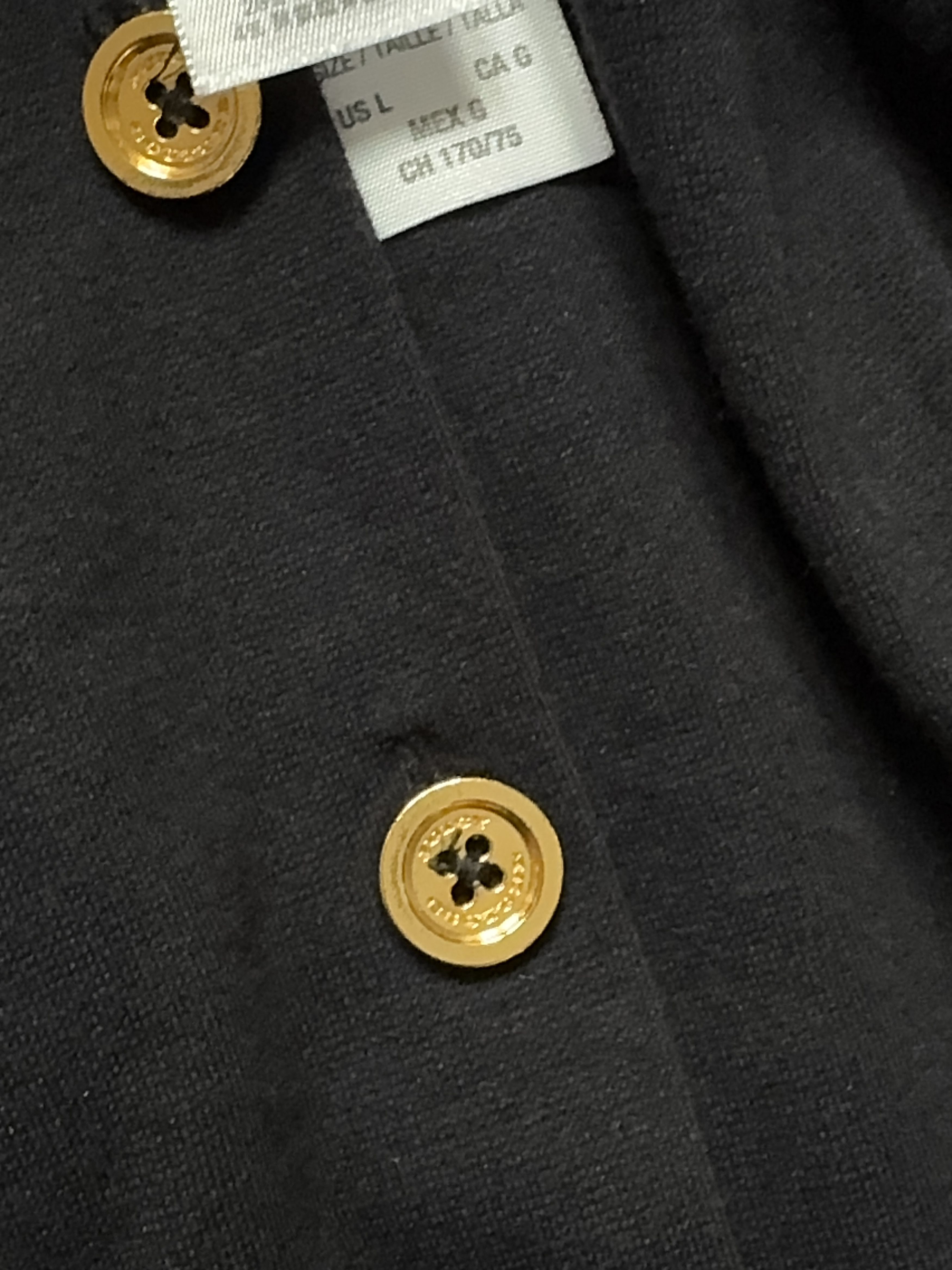 Juicy Couture Juicy Couture Dark Blue Skirt with Gold Buttons Size 34" / US 12 / IT 48 - 2 Thumbnail