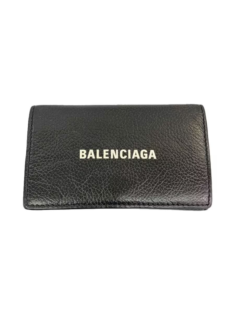 Balenciaga Balenciaga Leather Key Case Black Size ONE SIZE - 1 Thumbnail