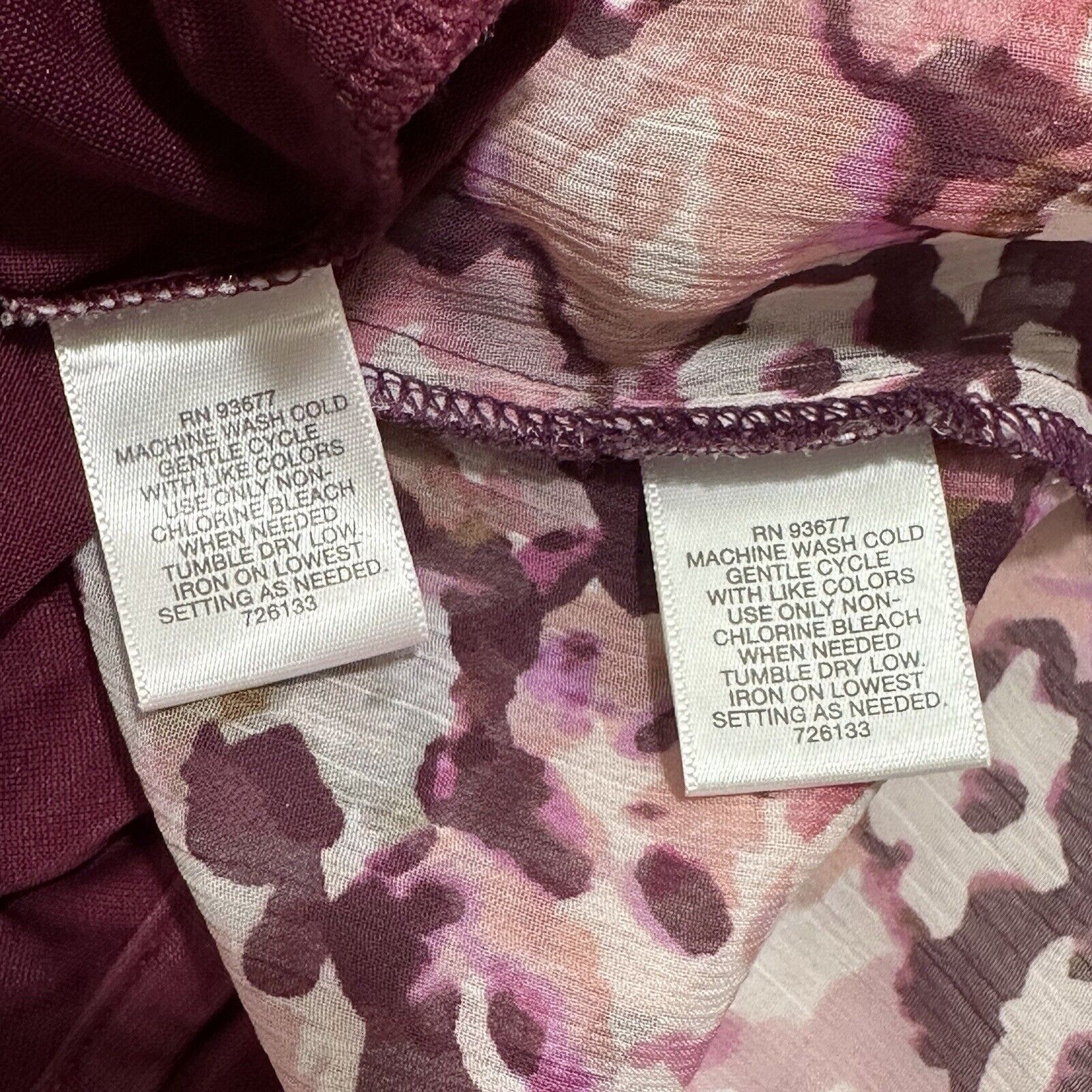 Liz Claiborne Liz Claiborne Medium Floral Button Down + Tank Top Sheer Size M / US 6-8 / IT 42-44 - 13 Thumbnail
