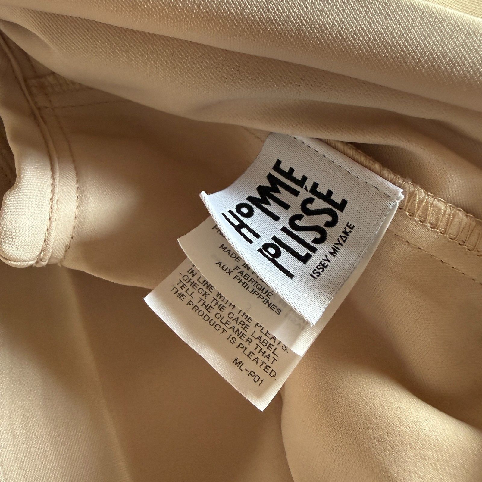 Homme Plisse Issey Miyake Homme Plissé Issey Miyake Edge Blazer in Beige HP48FD25 Size 42R - 5 Thumbnail