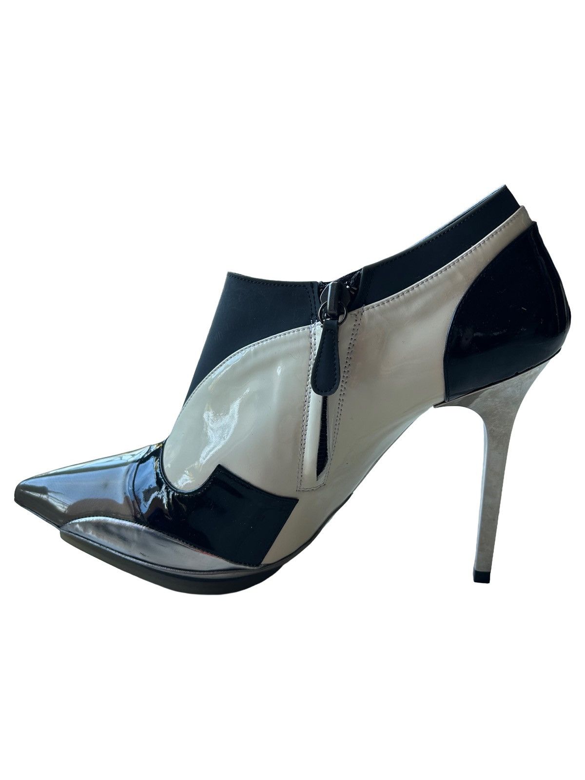 Balenciaga Balenciaga 2008 Futuristic Pointed Ankle Boots Size US 6 / IT 36 - 2 Thumbnail
