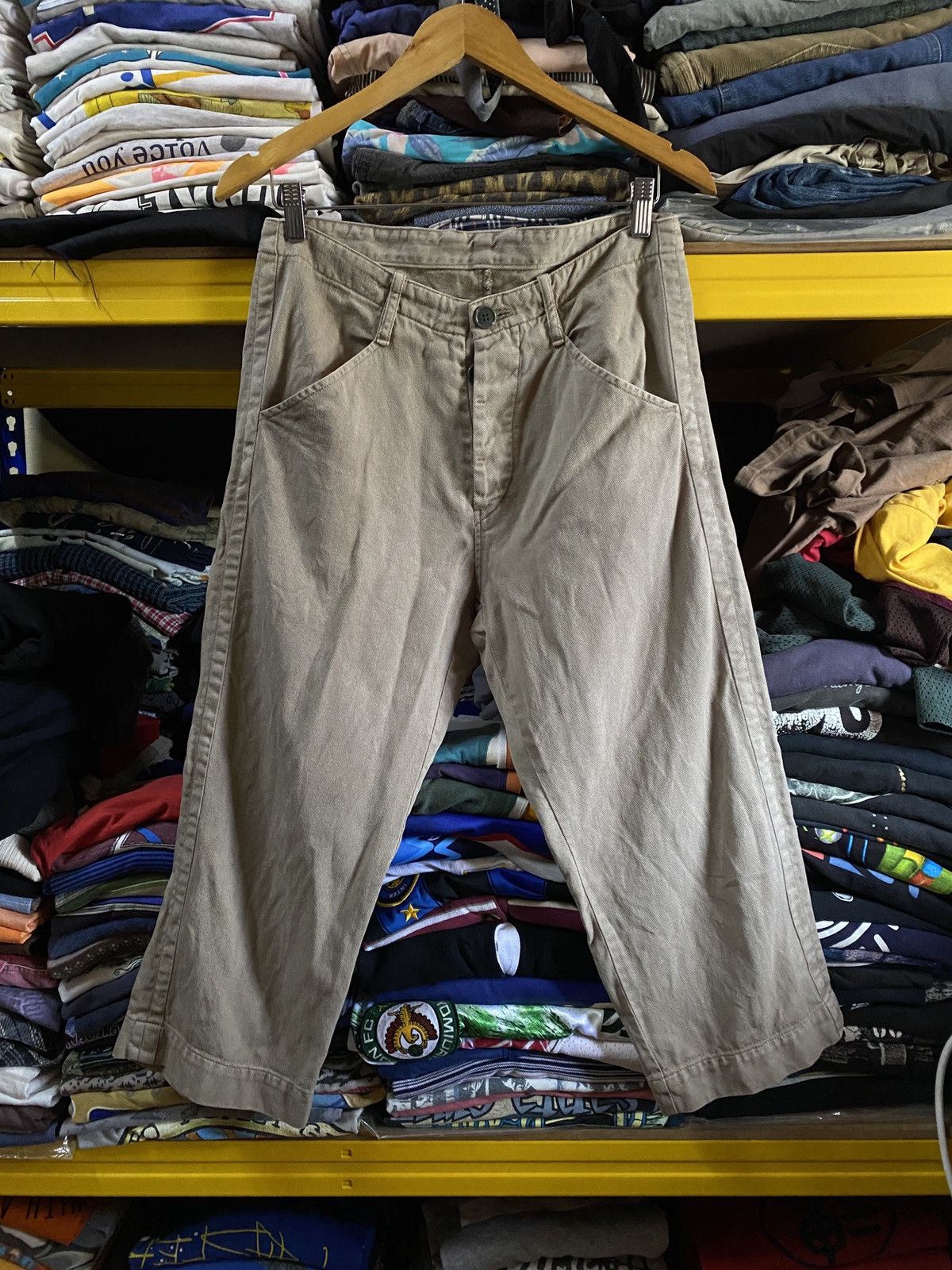 image of Vintage Y’S For Living By Yohji Yamamoto Pants in Khaki, Men's (Size 29)