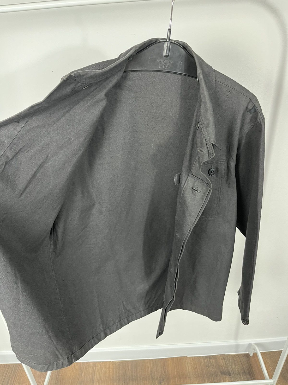 Other Vintage German Military Black Work Overshirt Jacket K48 Size US M / EU 48-50 / 2 - 8 Thumbnail