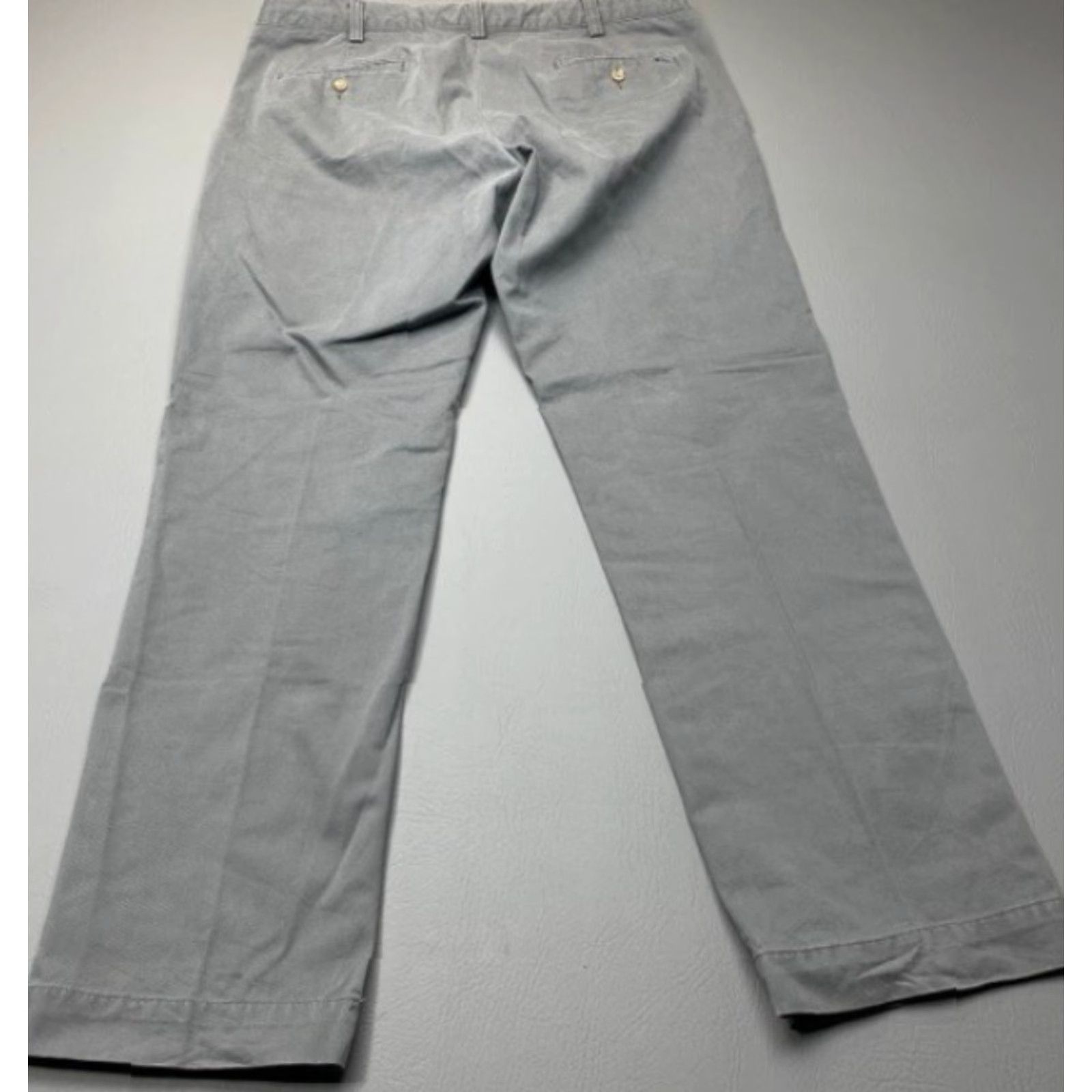 Polo Ralph Lauren Polo Ralph Lauren Chino Pants Mens 35x32 Gray 100% Cotton Slim Fit 8436 Size US S / EU 44-46 / 1 - 7 Thumbnail