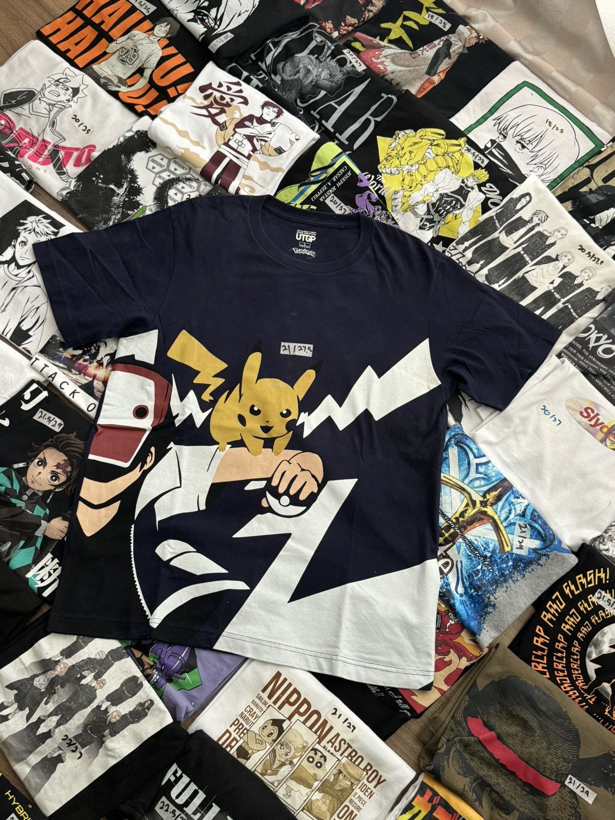 Anime × Cartoon Network × Japanese Brand Anime pokemon pikachu and ash Size US L / EU 52-54 / 3 - 1 Thumbnail