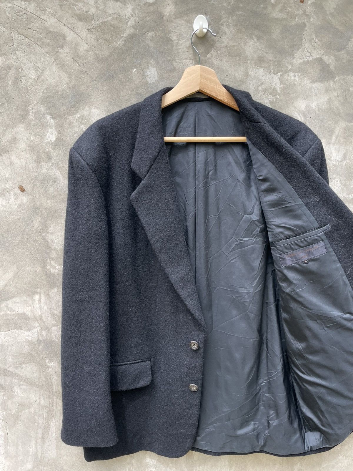 Comme des Garcons Vintage Comme Des Garcons Homme Wool Blazer Jacket Size US M / EU 48-50 / 2 - 1 Thumbnail
