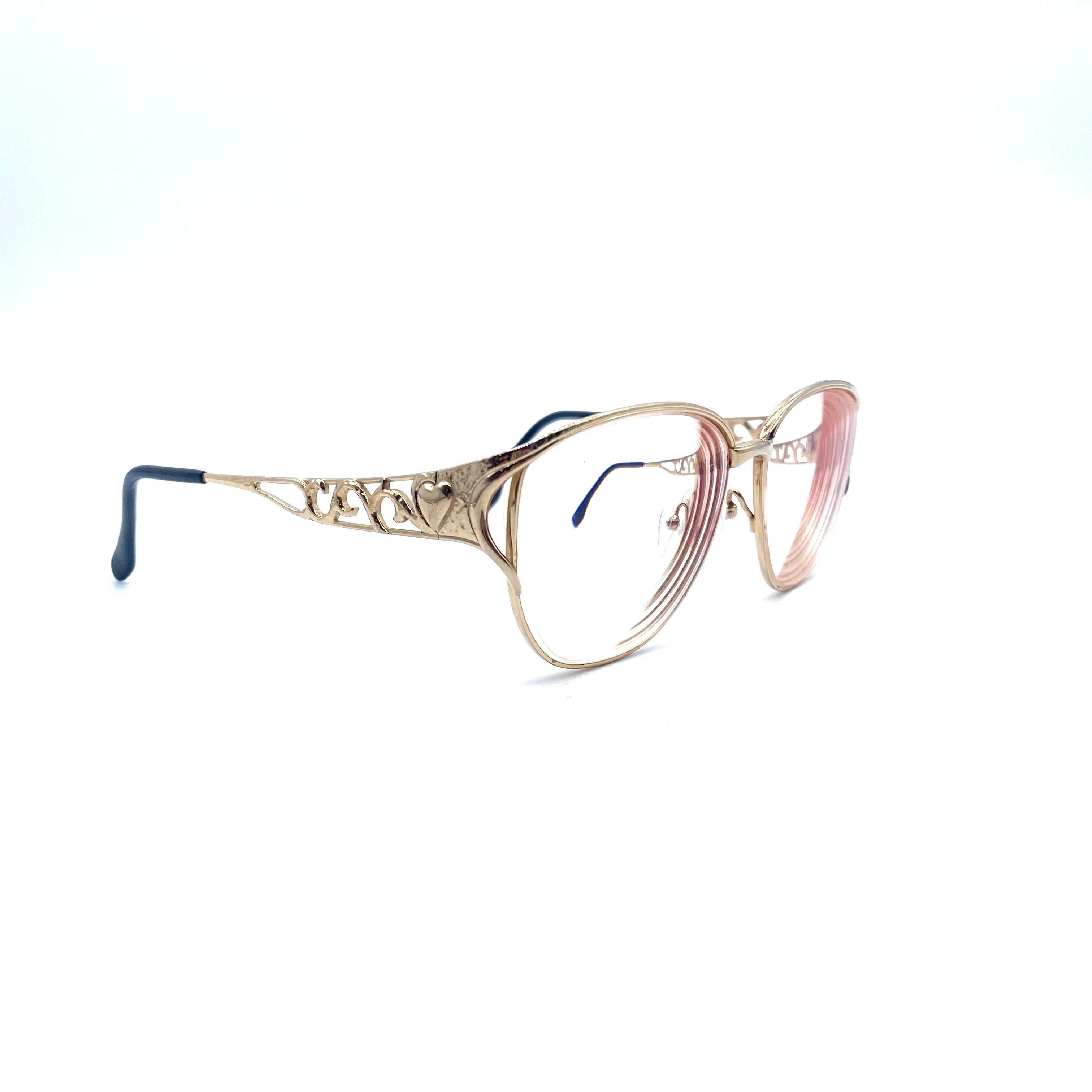 Yves Saint Laurent Vintage Yves Saint Lauren Prescription Glasses Gold Frame Size ONE SIZE - 3 Thumbnail